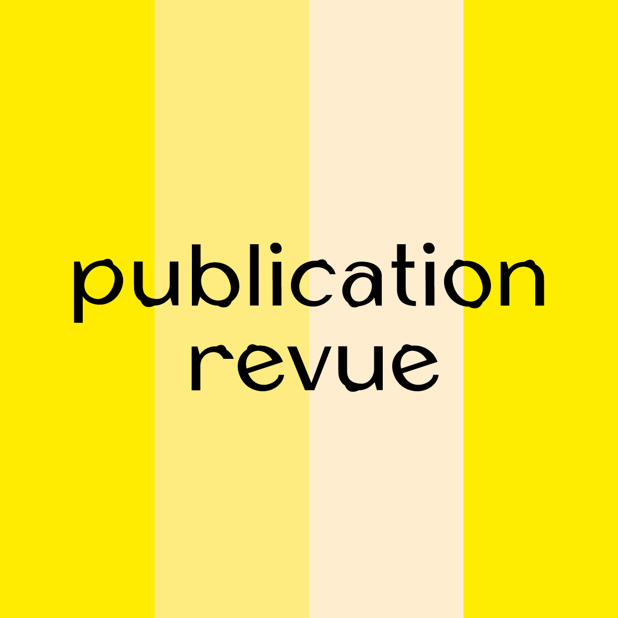 publication revue