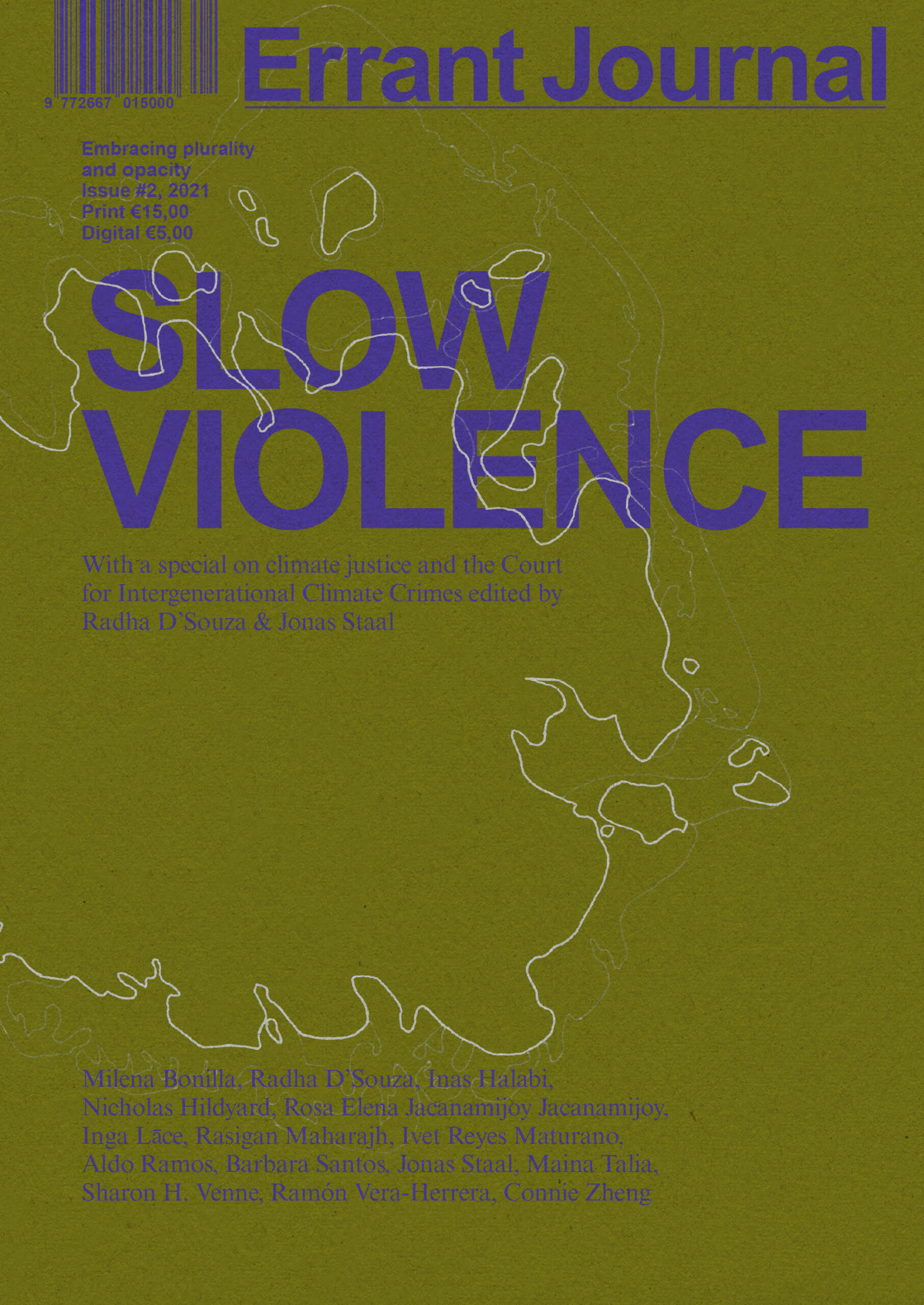 Cover of Errant Journal No. 2 Slow Violence
