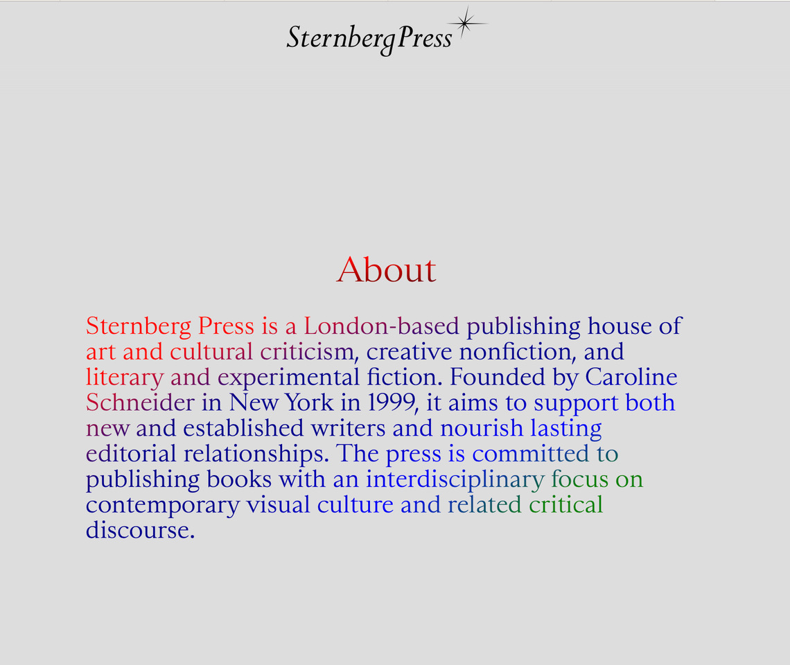 Sternberg Press