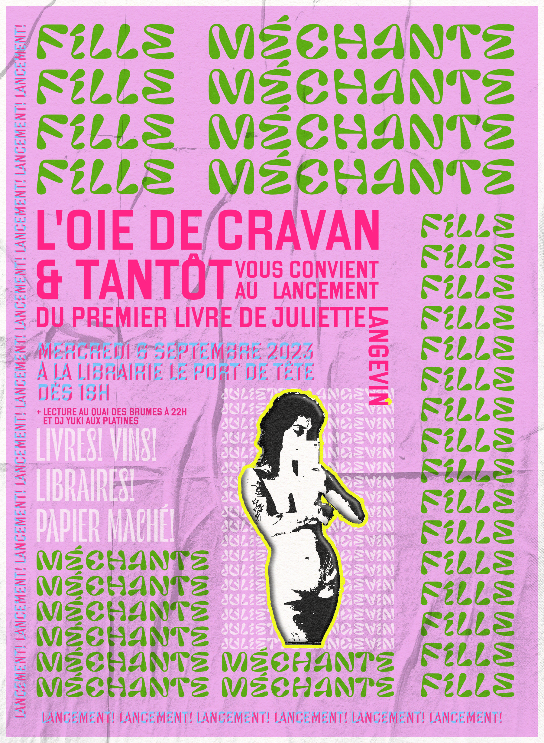 Fille Méchante launch poster