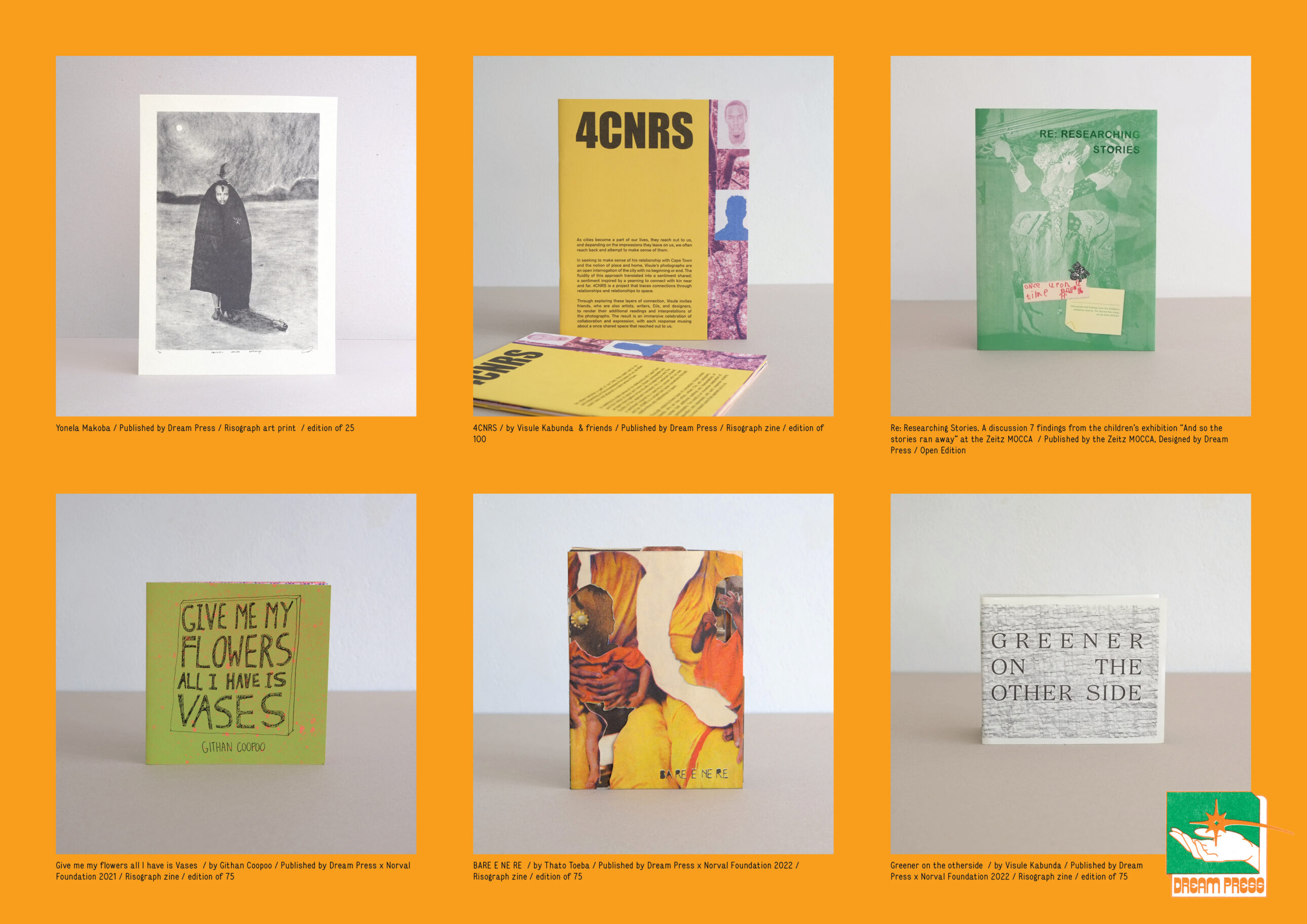 Selection of Zines & Artist Books