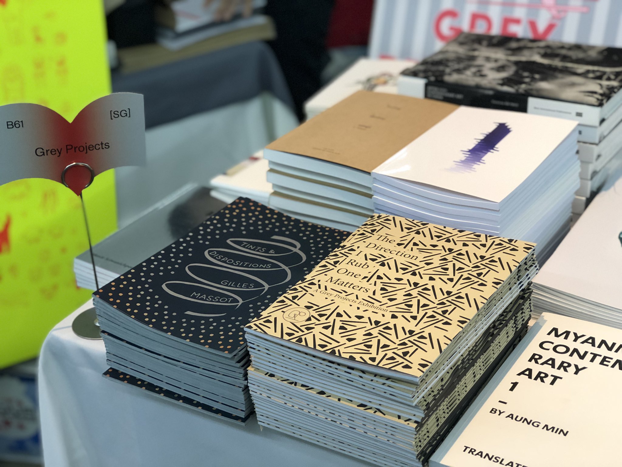 Grey Projects at Singapore Art Book Fair