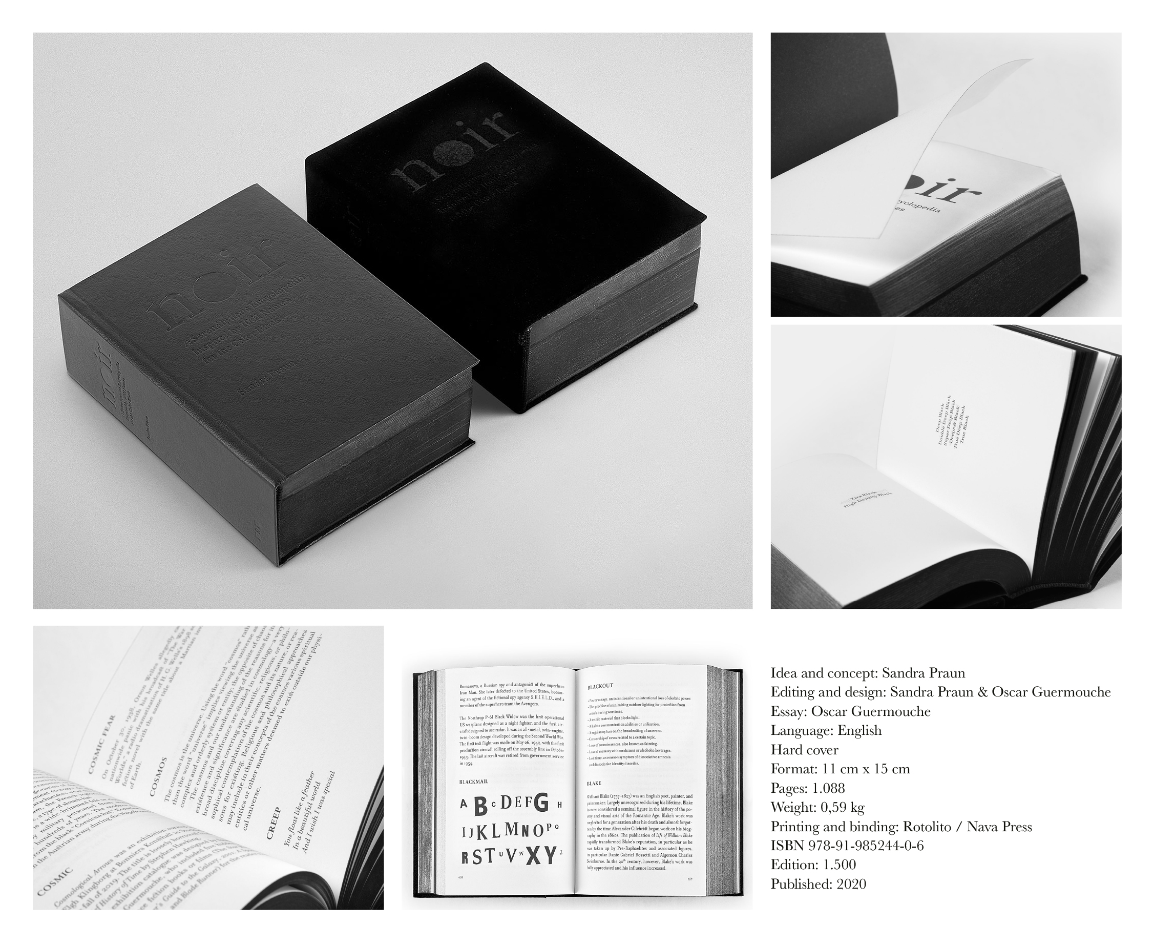 Noir – A Serendipitous Encyclopedia Inspired by 1001 Names for the Color Black