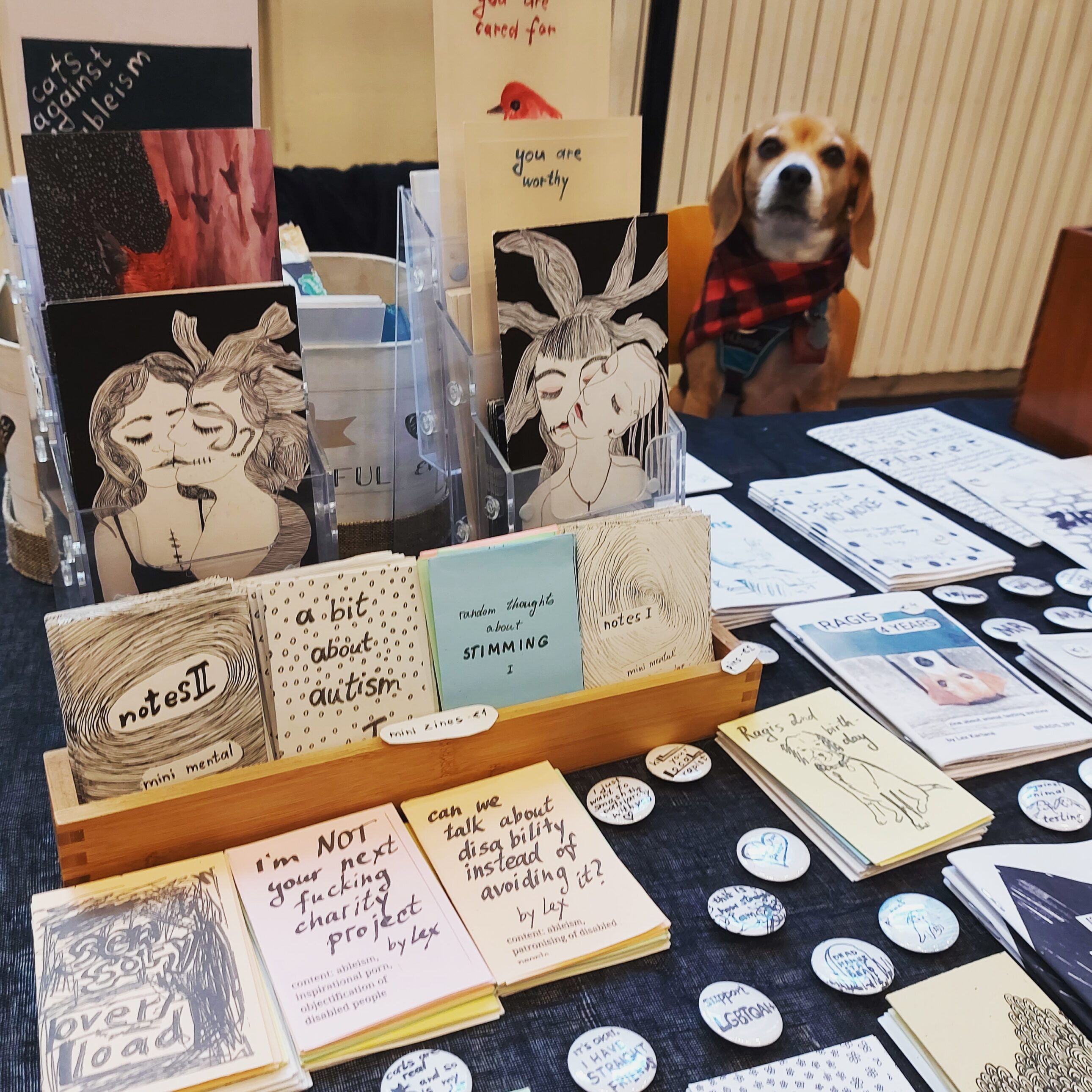 Lex's table set up 