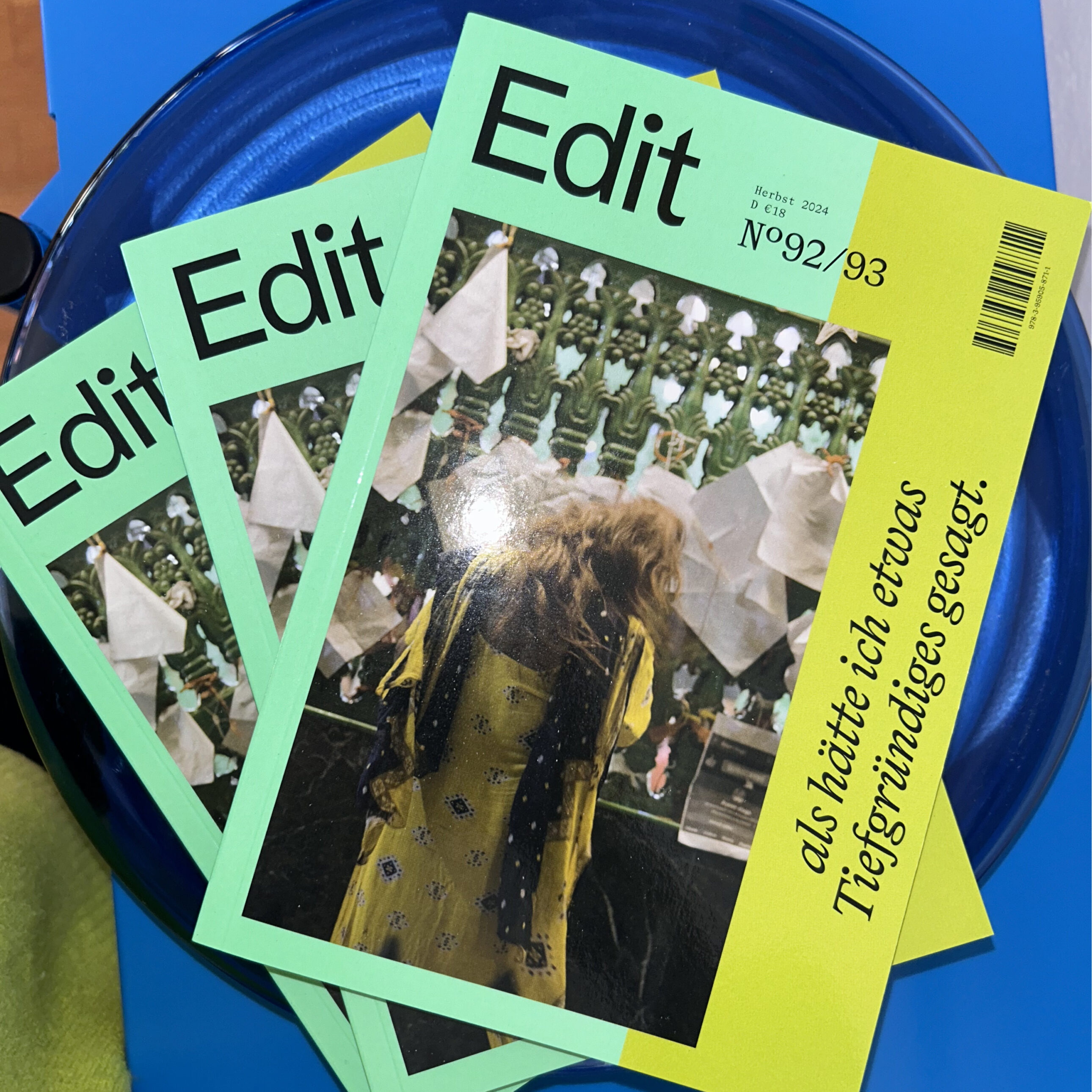 Edit N°92/93, als hätte ich etwas Tiefgründiges gesagt.