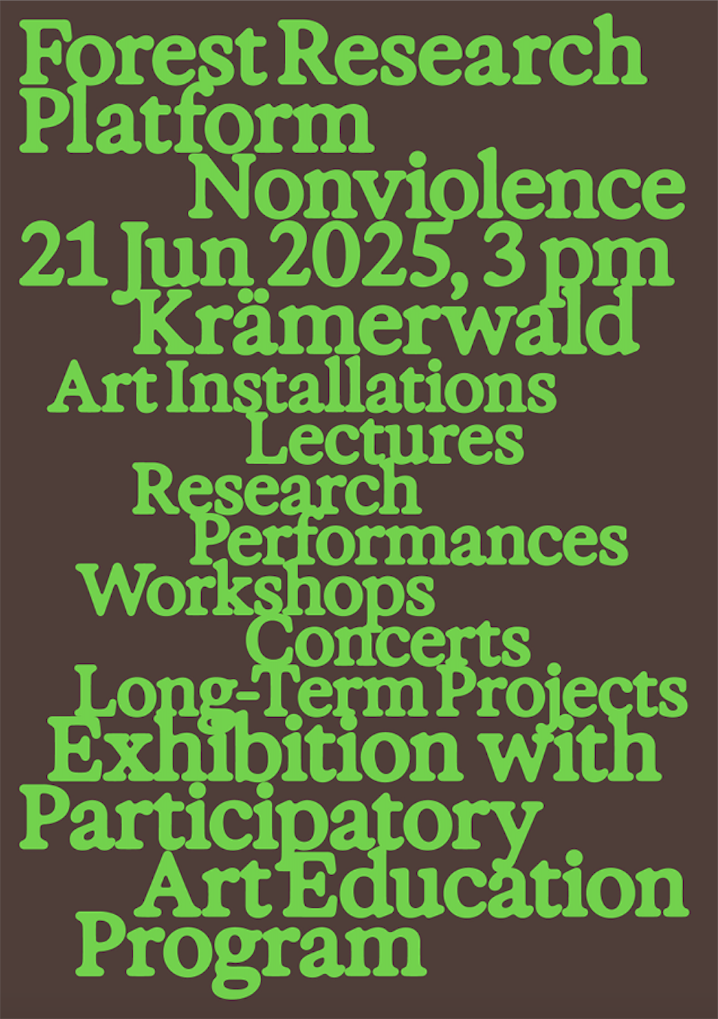 Nonviolence. Forest Research Platform