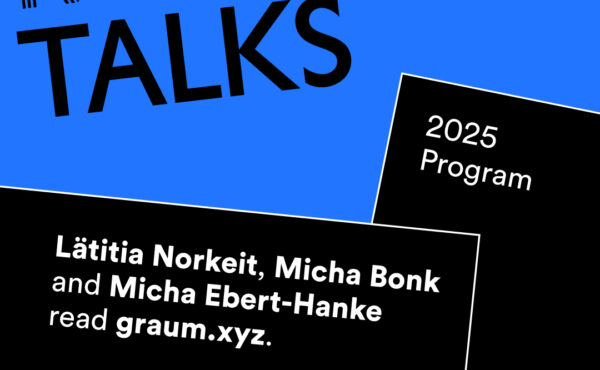 Lätitia Norkeit, Micha Bonk and Micha Ebert-Hanke read graum.xyz