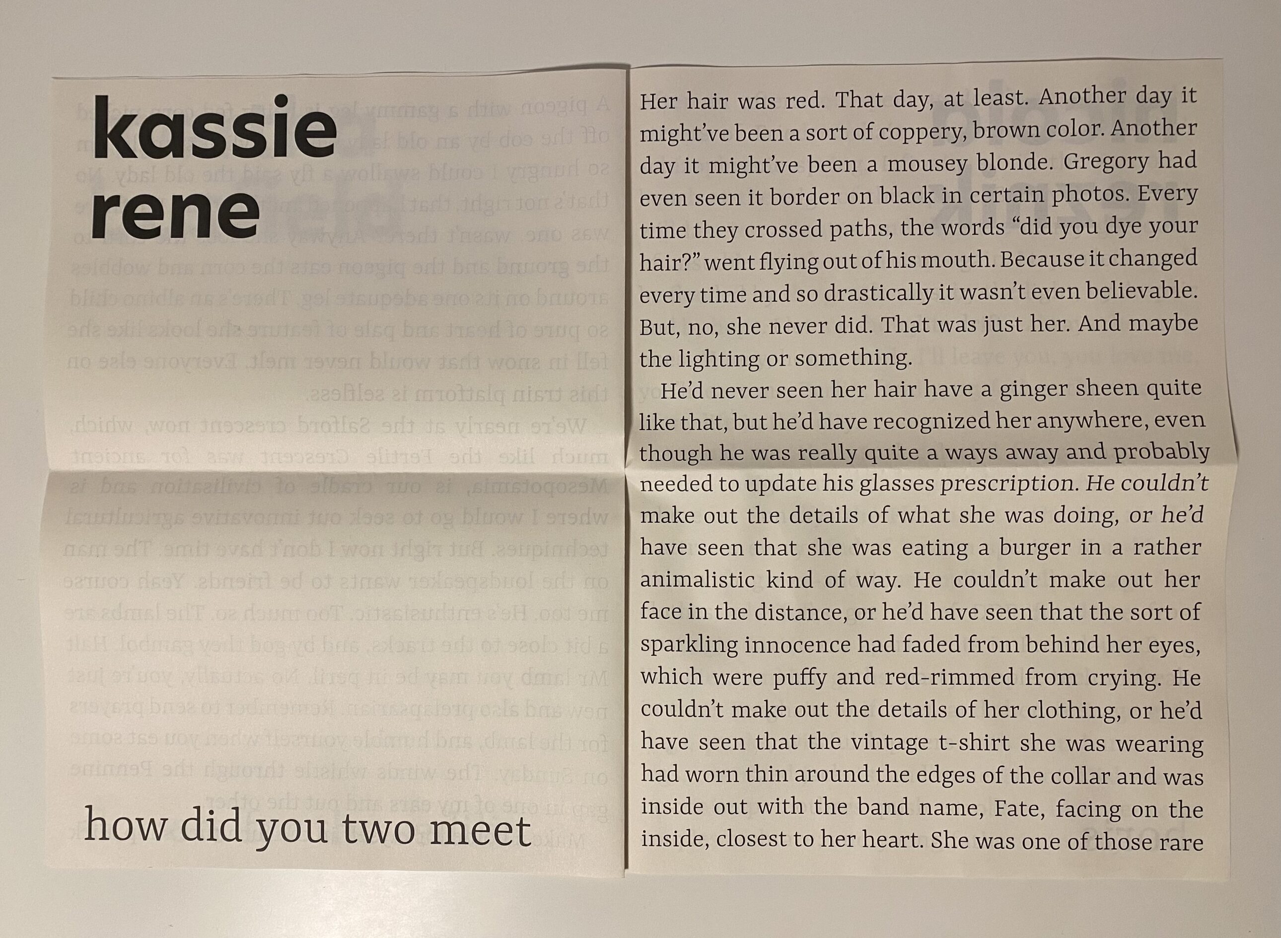 first page #12 content page