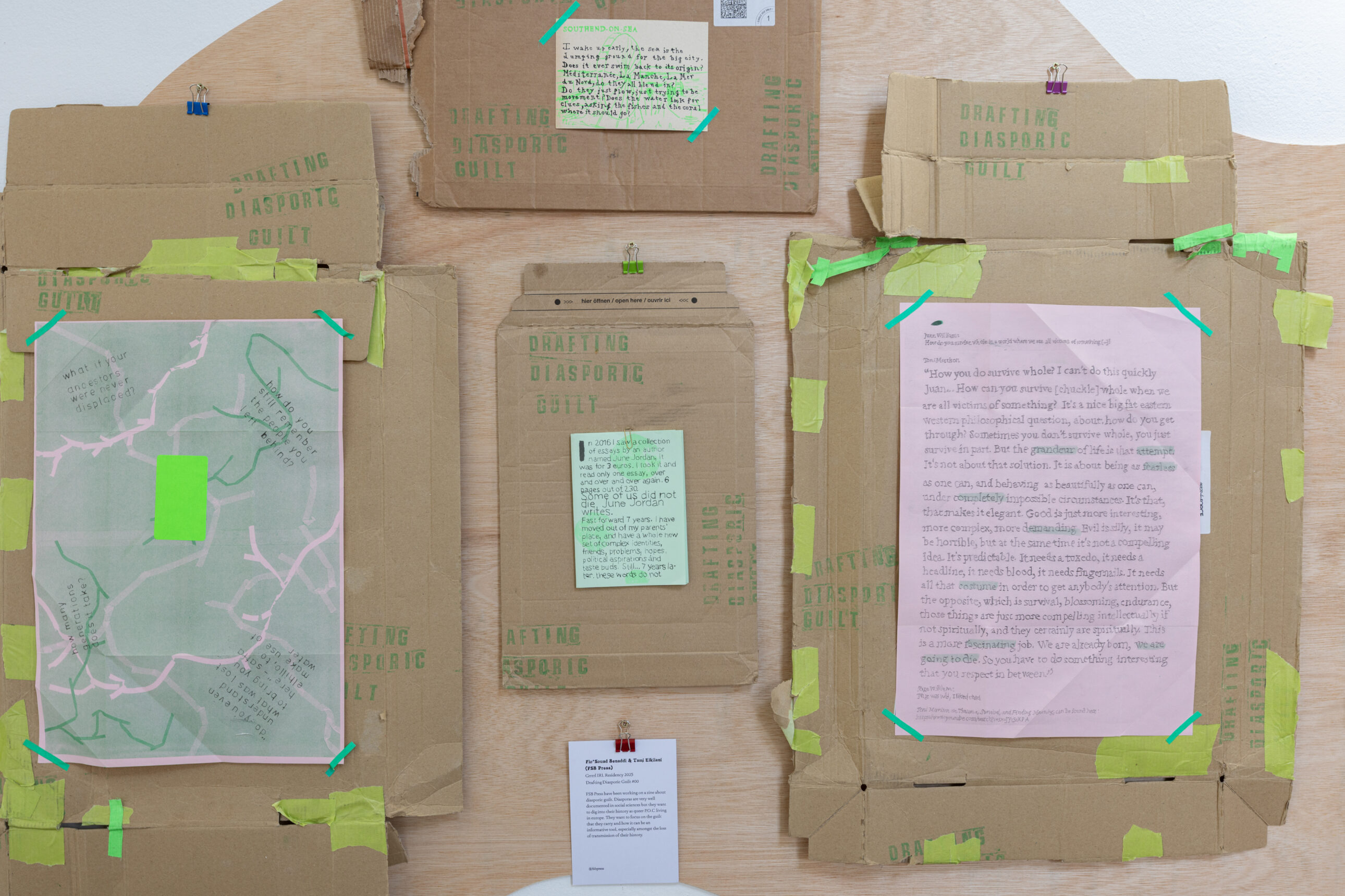 Drafting Diasporic Guilt