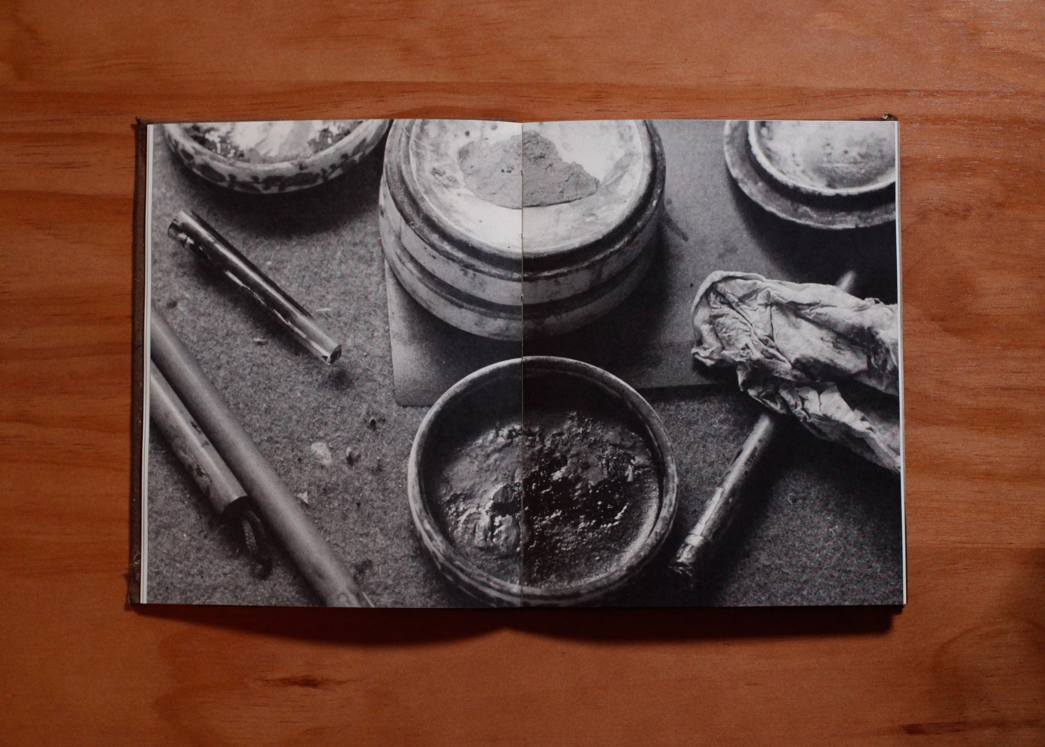 Spread from the book A-ma