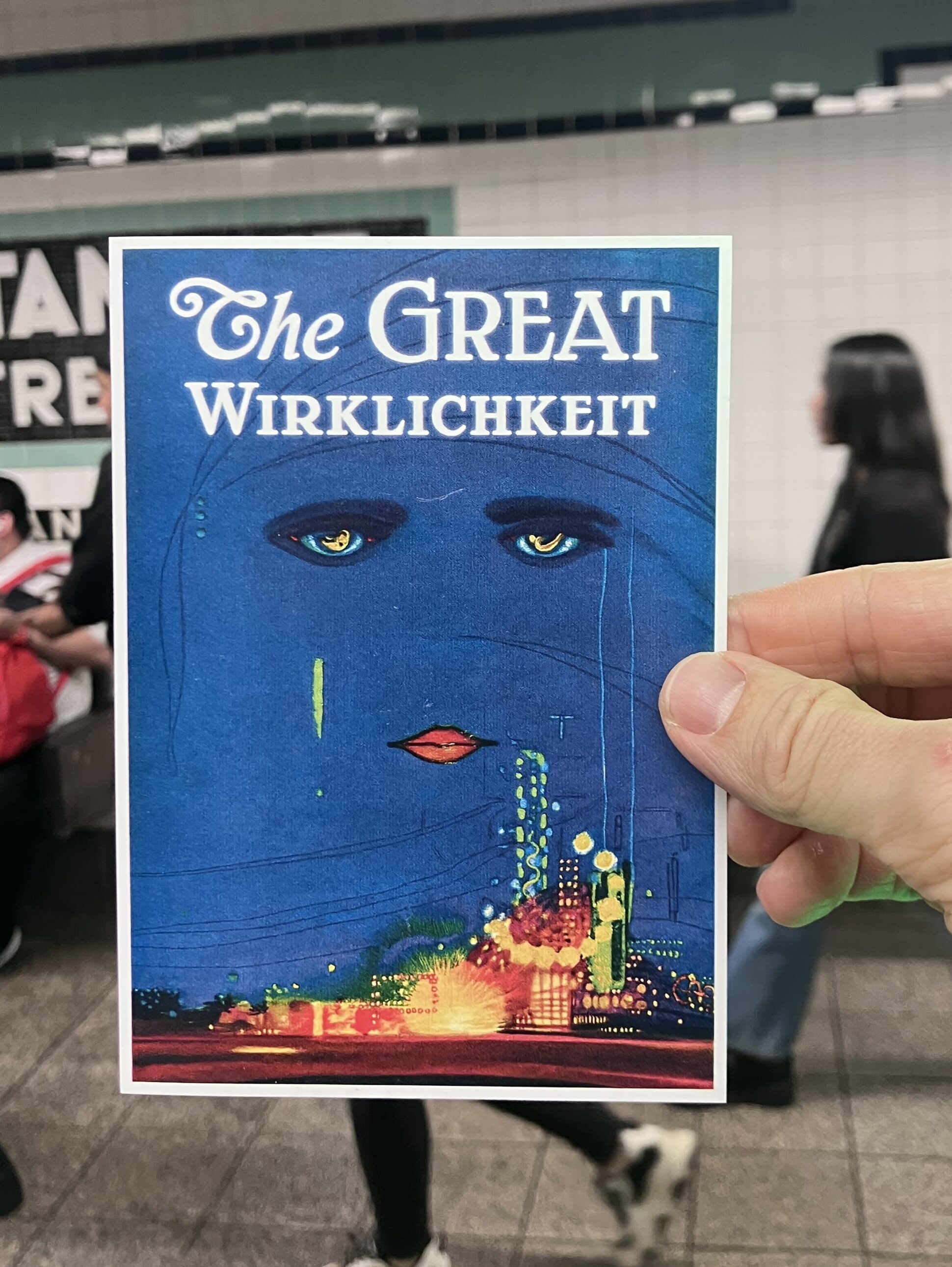 Wirklichkeit Books Postcard