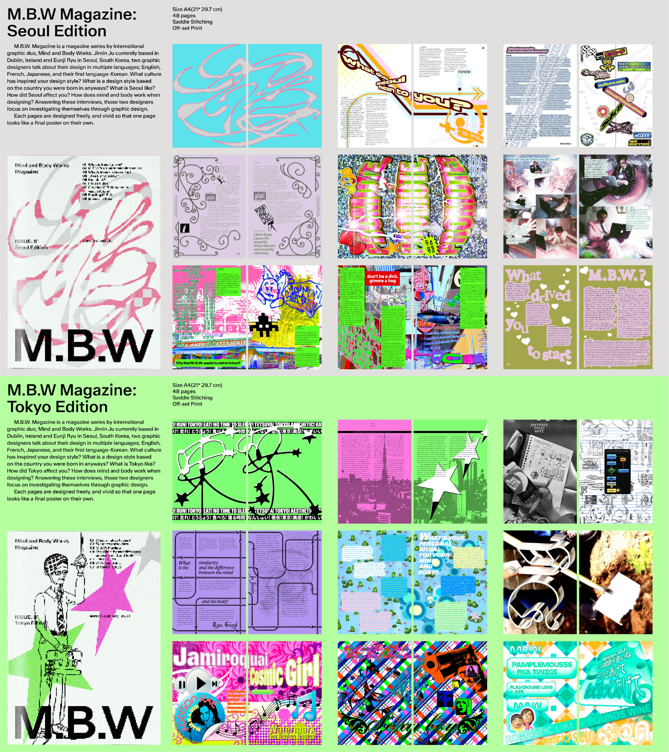 M.B.W. Magazine Seoul & Tokyo