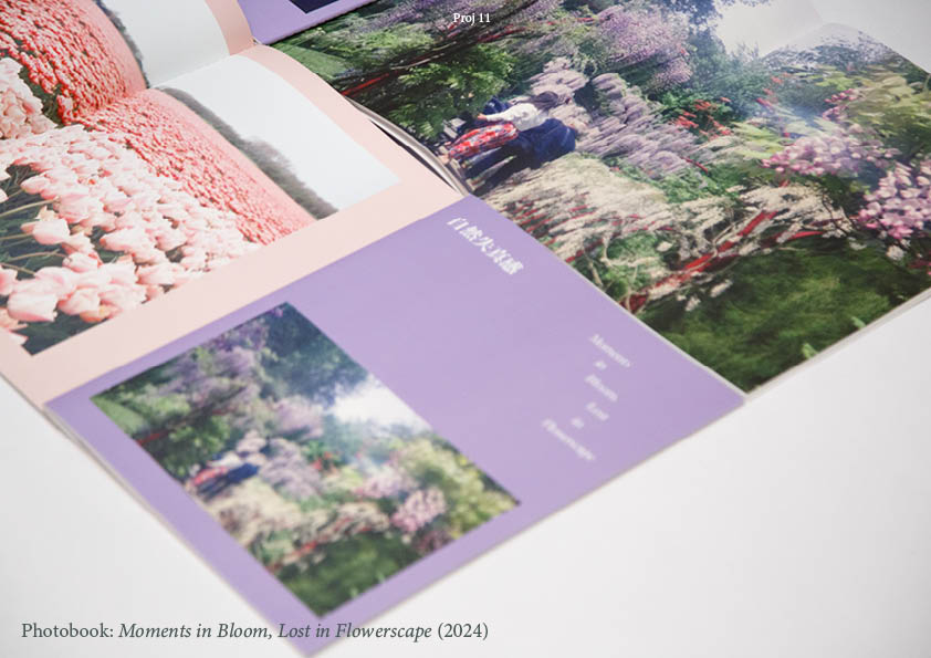 Moments in bloom, lost in flowerscape