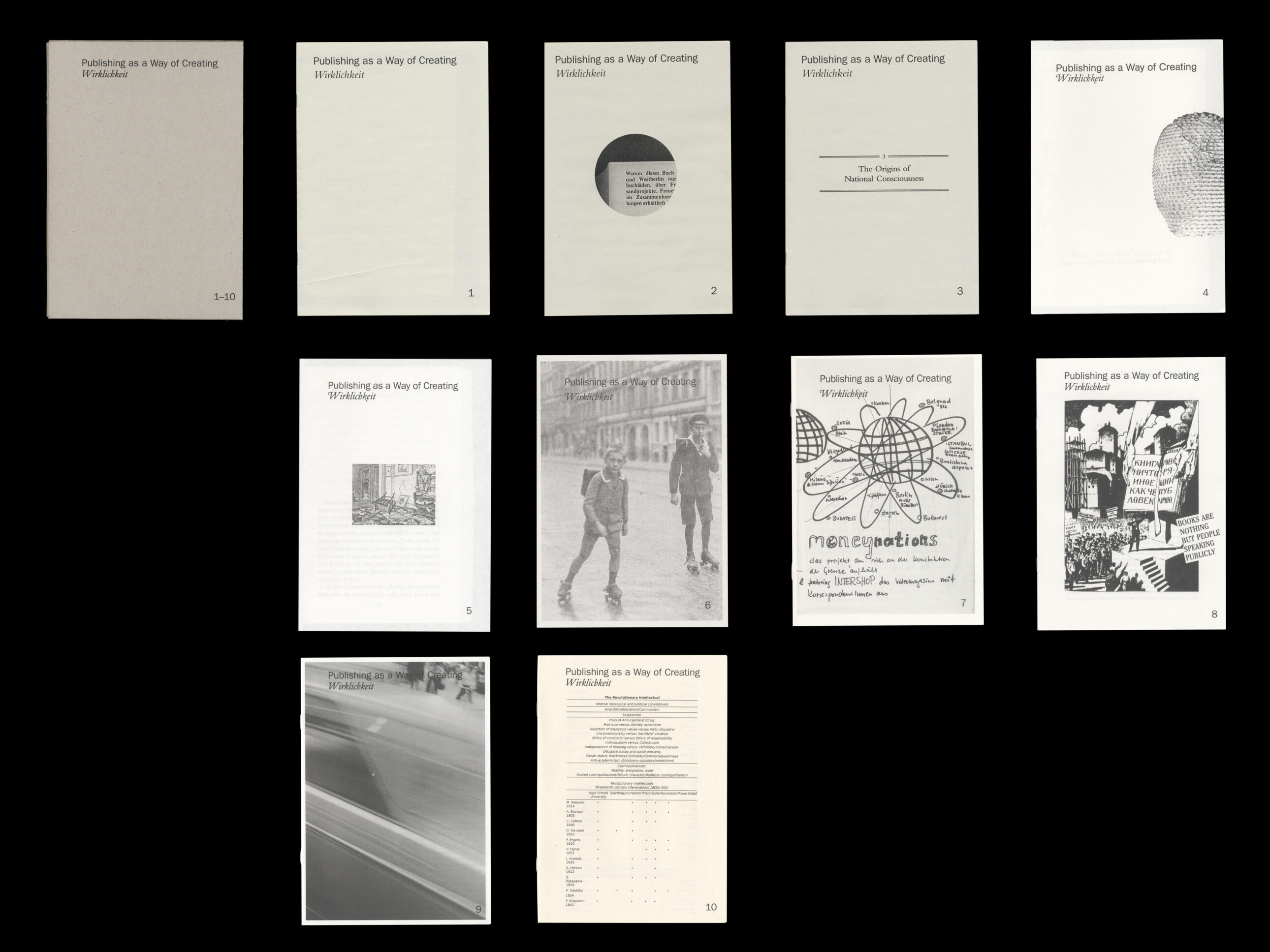 Publishing as a Way of Creating Wirklichkeit