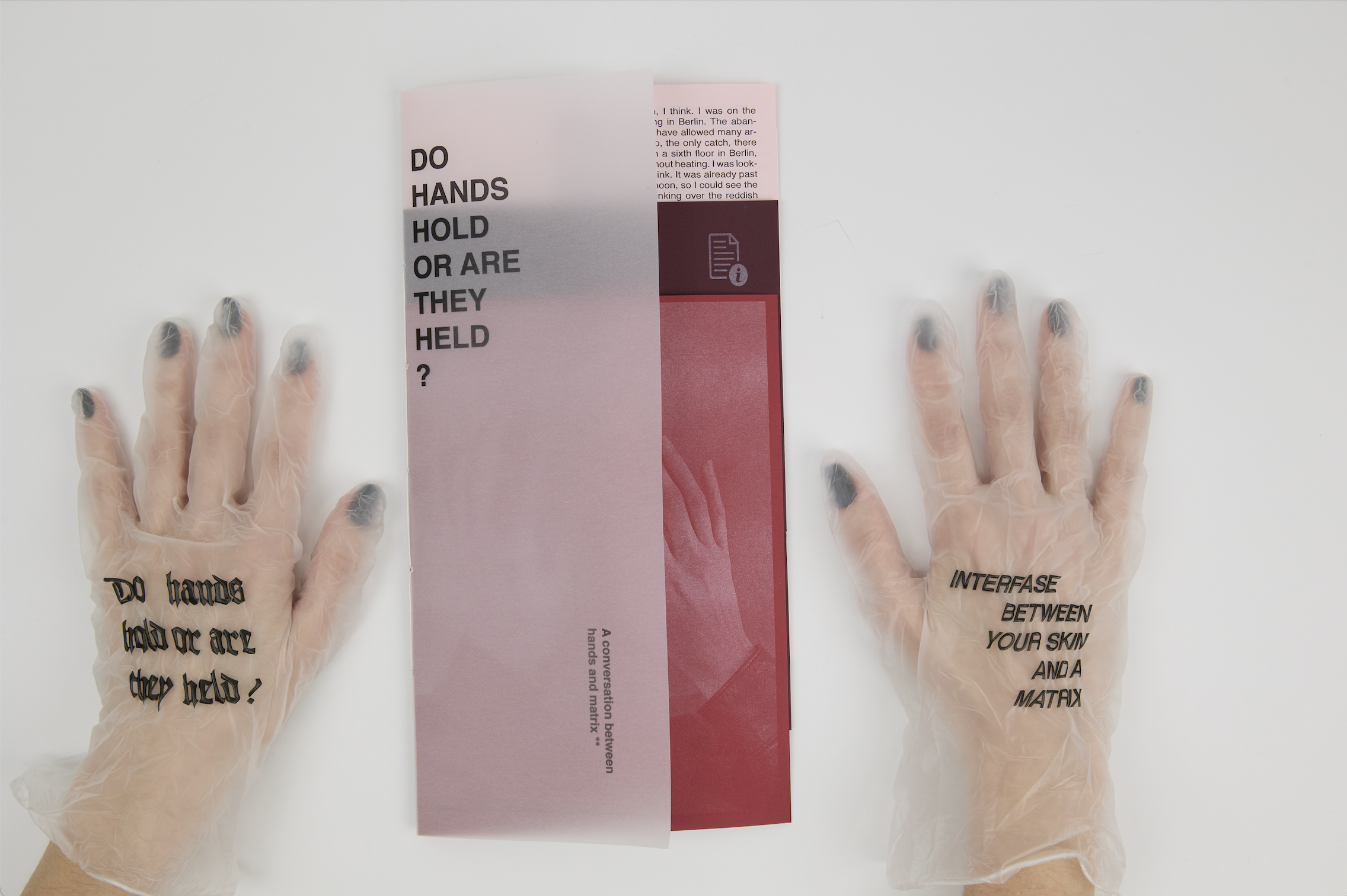 Do hands hold or are they held?