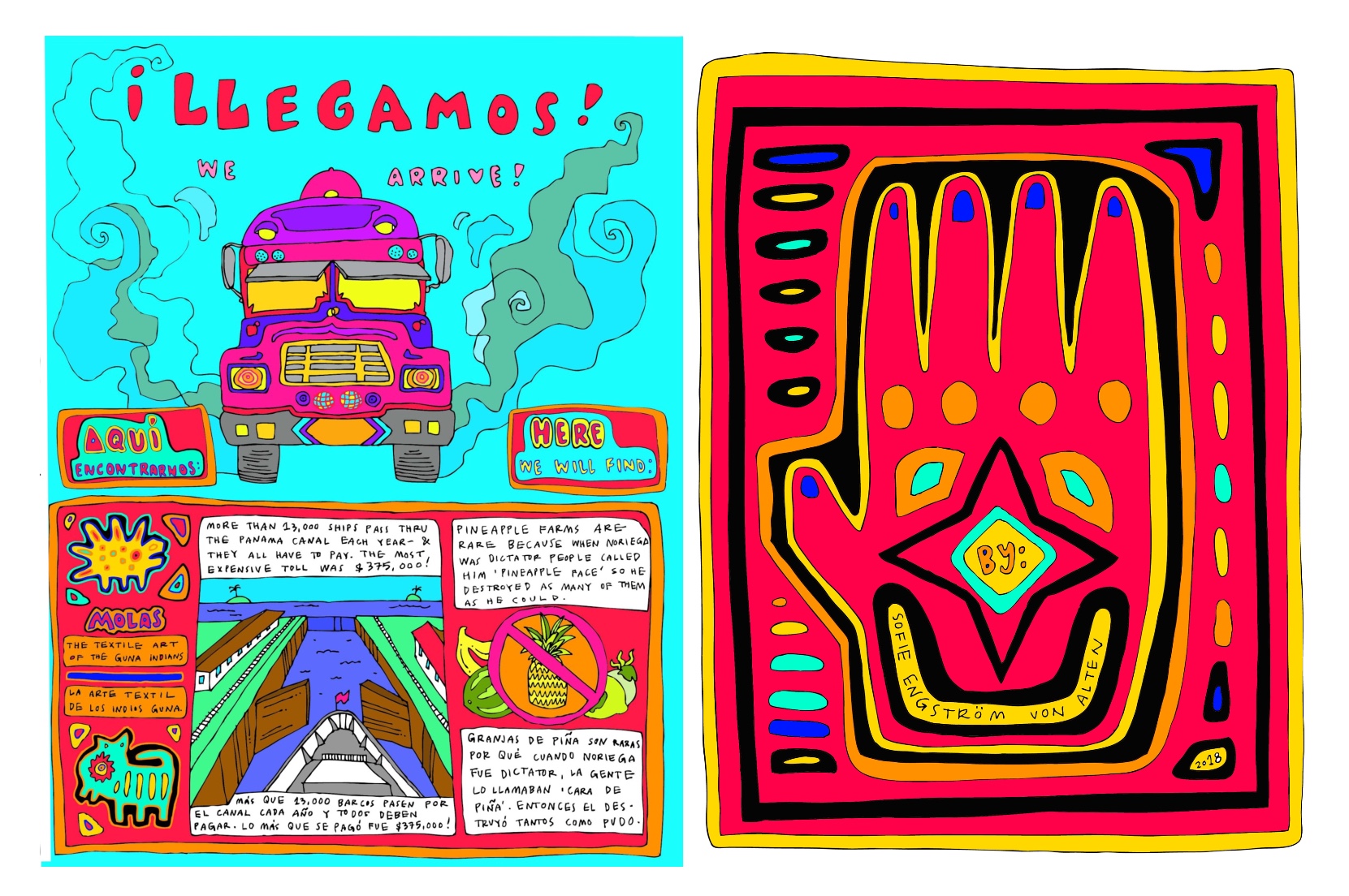 Panama Zine interior page