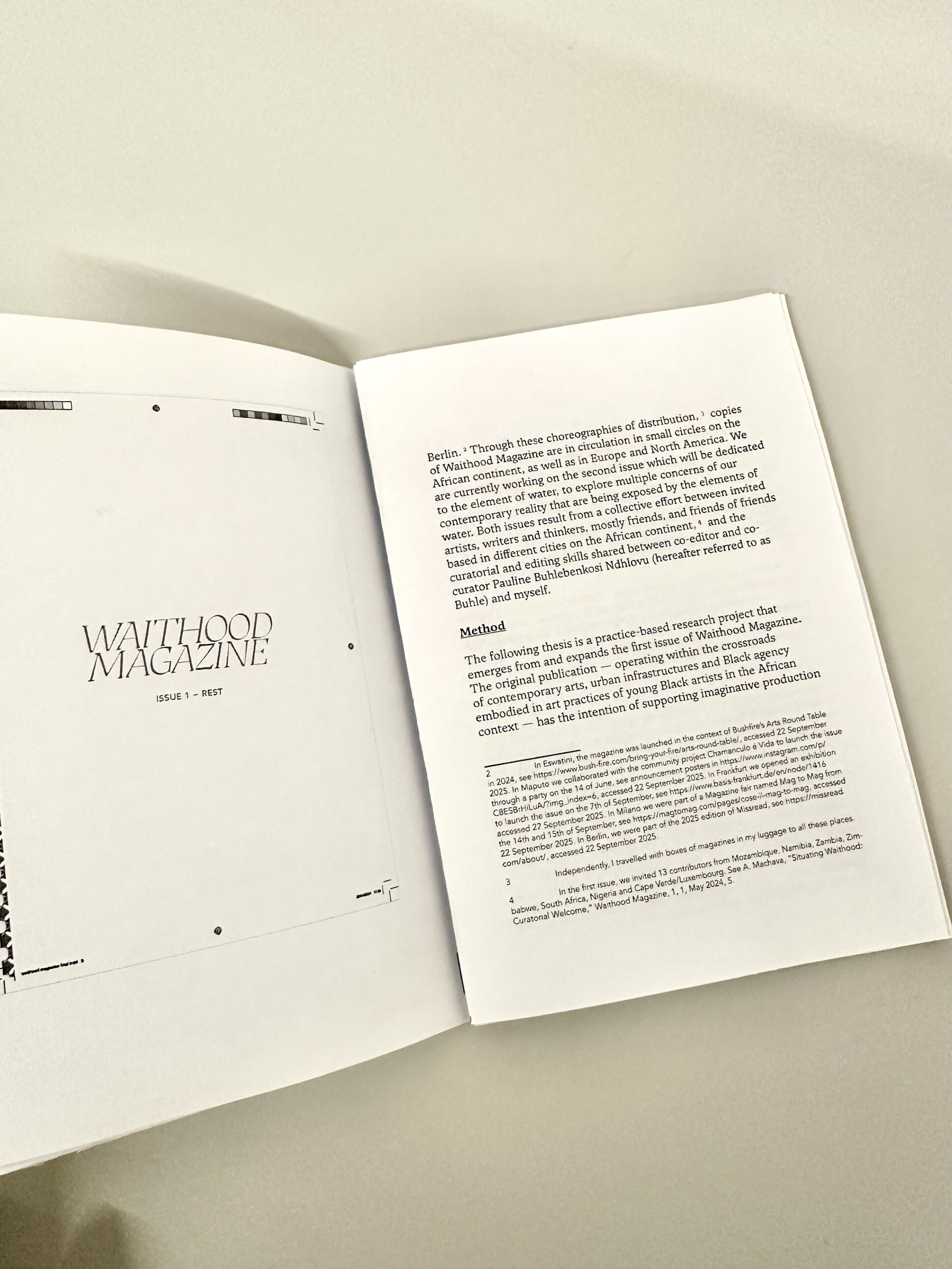 Waithood Magazine: Black Artists and the Imagination of Liberated Futures: Thesis Edition