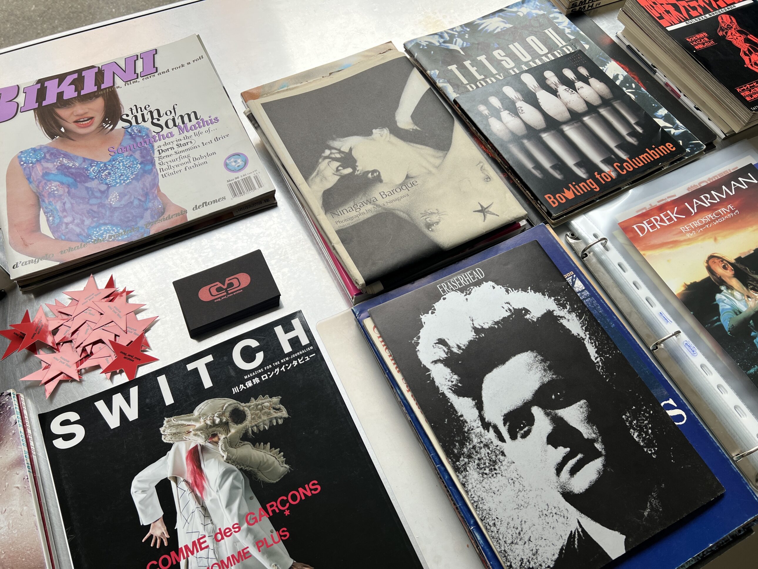 Bookshop Table setup