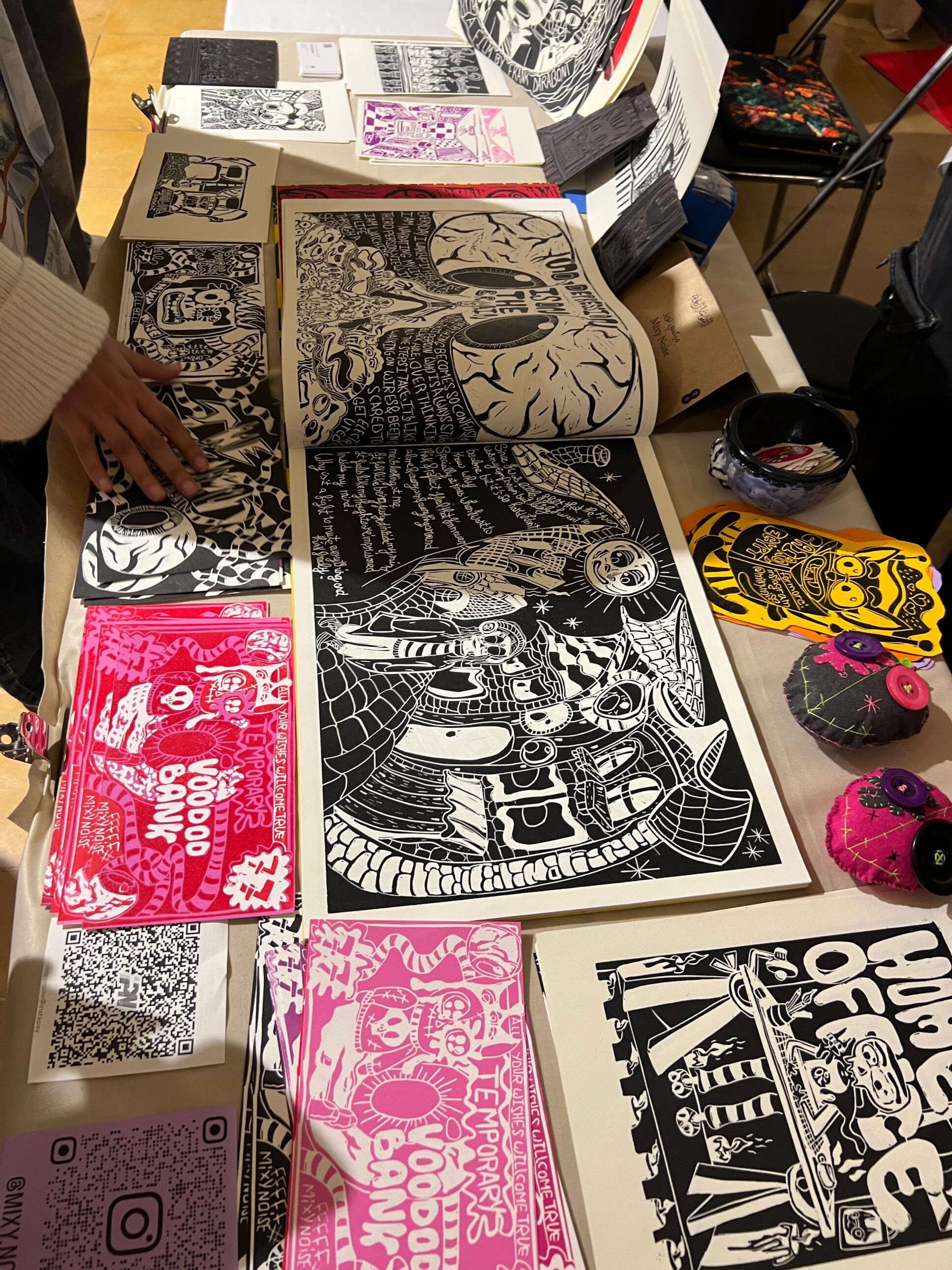 Cairo Art Book Fair 4th edition table