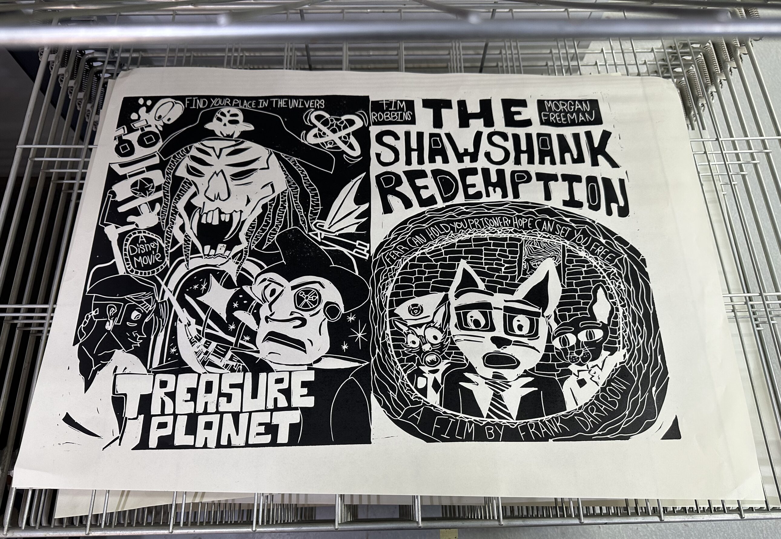 LinoCut Movie Posters