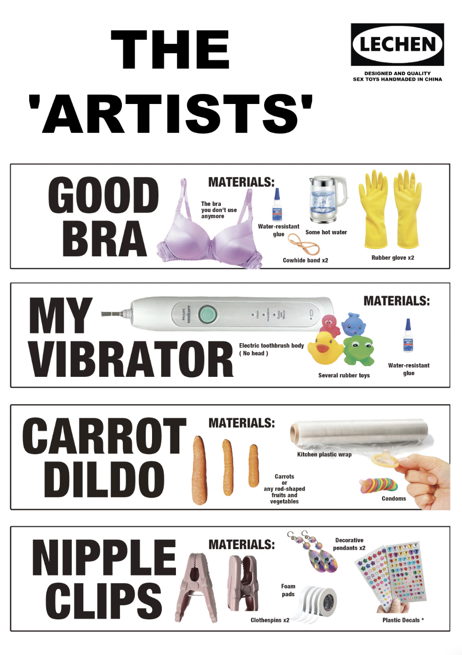 The 'artists' stickers 