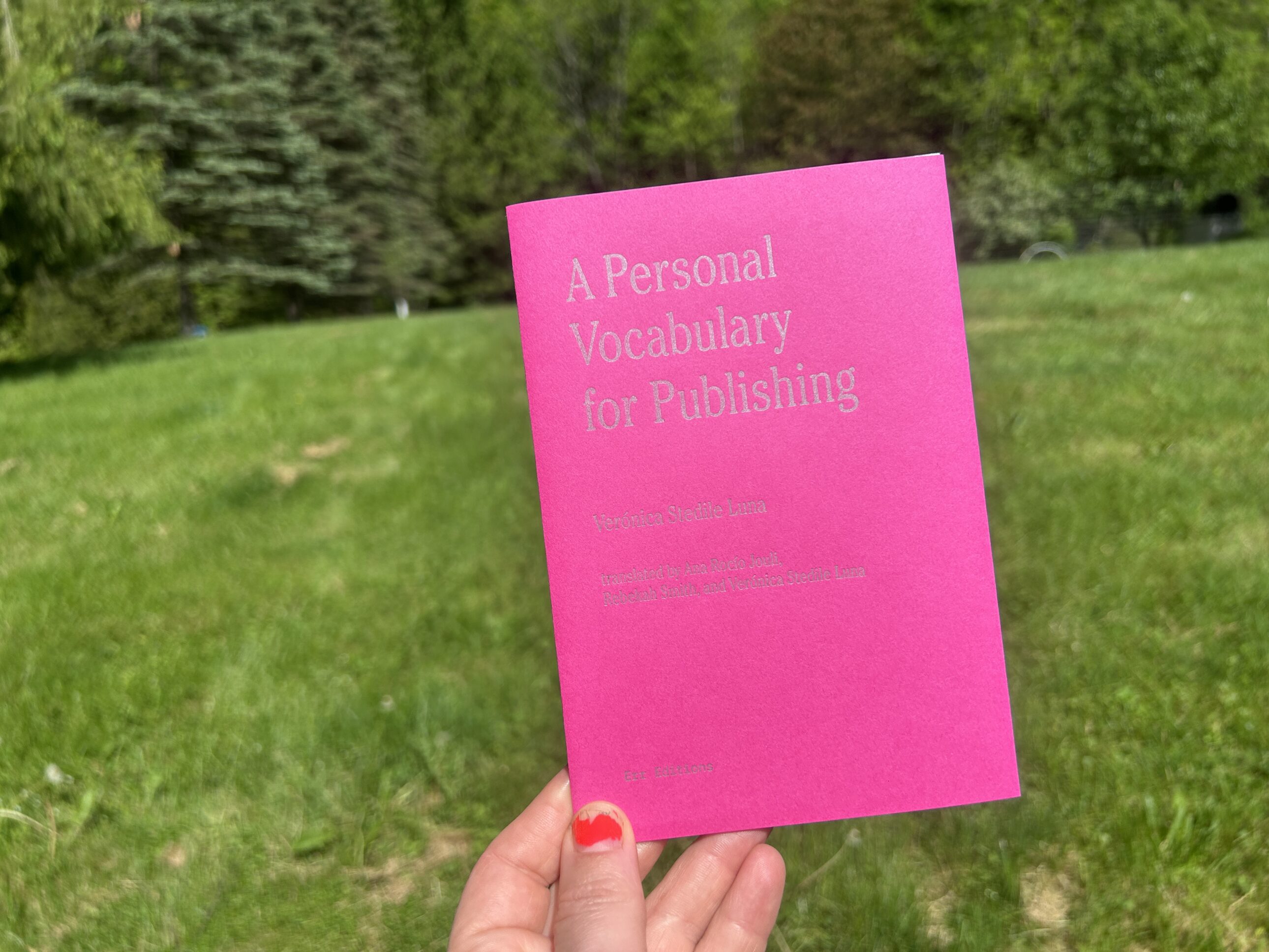 A Personal Vocabulary for Publishing