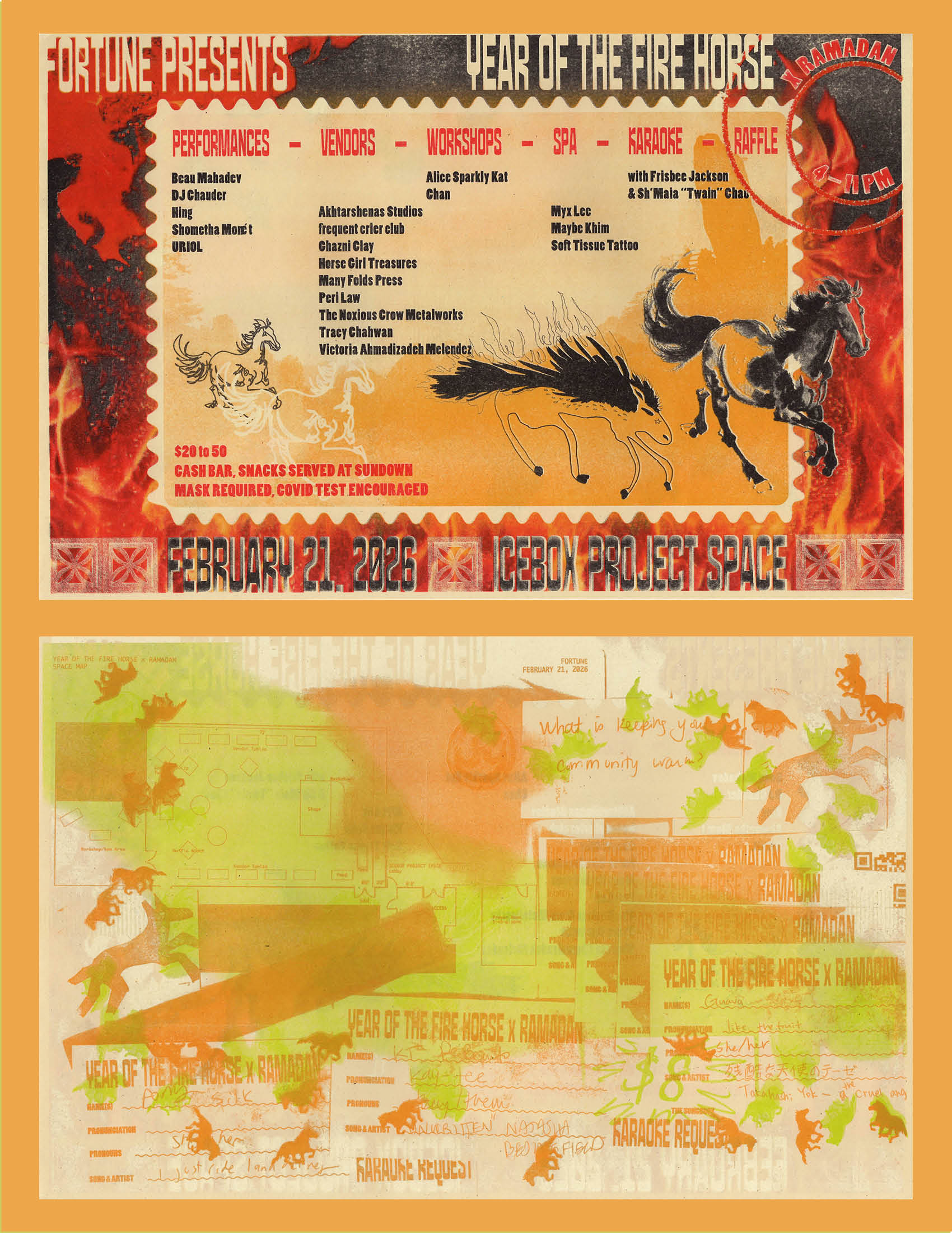Year of the Fire Horse x Ramadan Placemat